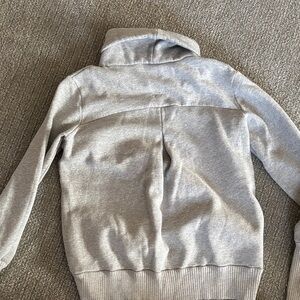 Women’s All Gray Cowl Neck Sweatshirt- Casual Pullover